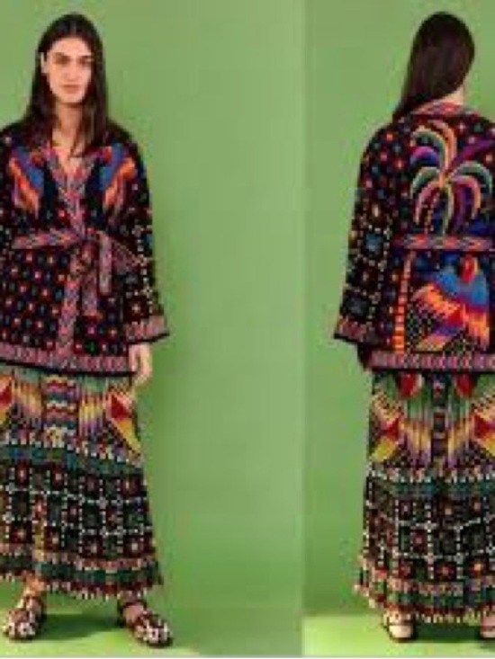 FARM Rio Dresses & Skirts - FARM Rio Macaw Night  Maxi Dress Sz S